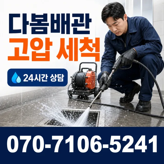 서포 배관고압세척 상담 이미지 4